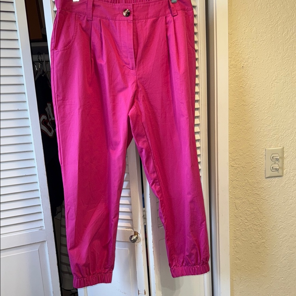 Vibrant Pink Jogger Pants